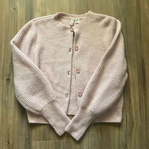 H&M (Divided) Button Up Baby Pink Cardigan/Sweater